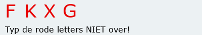 Bevestigingscode