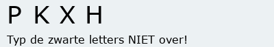 Bevestigingscode