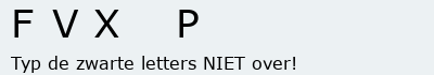 Bevestigingscode