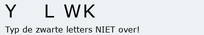 Bevestigingscode