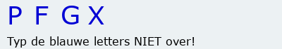 Bevestigingscode