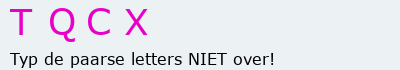 Bevestigingscode