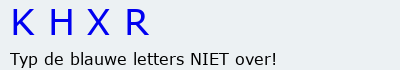 Bevestigingscode