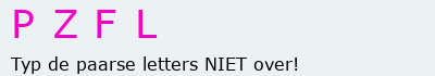 Bevestigingscode