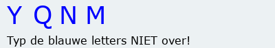 Bevestigingscode