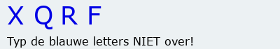 Bevestigingscode