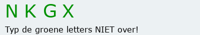 Bevestigingscode