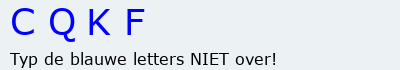 Bevestigingscode