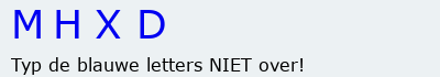Bevestigingscode