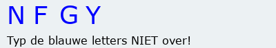 Bevestigingscode