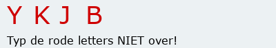 Bevestigingscode