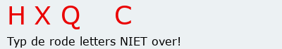 Bevestigingscode