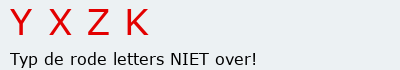 Bevestigingscode