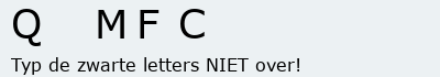 Bevestigingscode