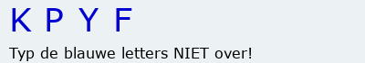 Bevestigingscode