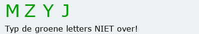 Bevestigingscode