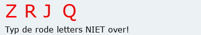 Bevestigingscode