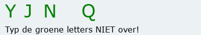 Bevestigingscode