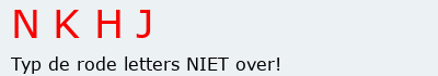 Bevestigingscode