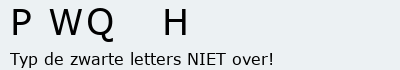 Bevestigingscode