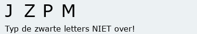 Bevestigingscode