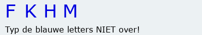 Bevestigingscode
