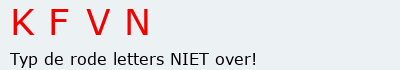 Bevestigingscode