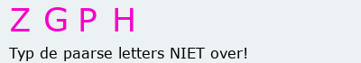Bevestigingscode