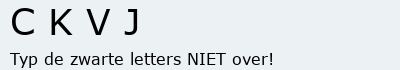 Bevestigingscode
