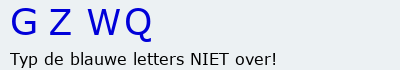 Bevestigingscode