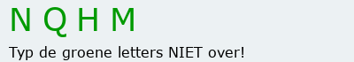 Bevestigingscode
