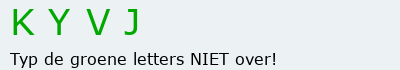 Bevestigingscode