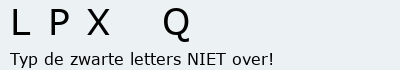 Bevestigingscode
