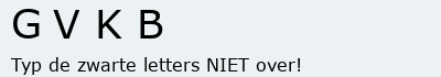 Bevestigingscode