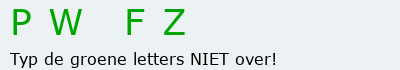 Bevestigingscode
