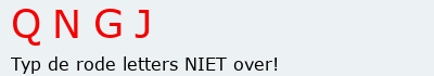 Bevestigingscode