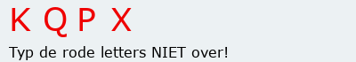 Bevestigingscode