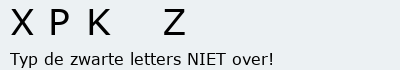 Bevestigingscode