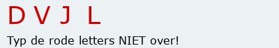 Bevestigingscode