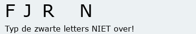 Bevestigingscode