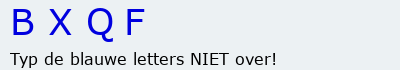 Bevestigingscode