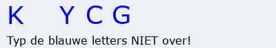 Bevestigingscode