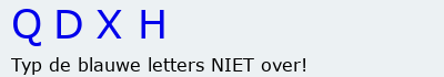 Bevestigingscode