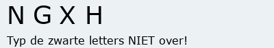 Bevestigingscode
