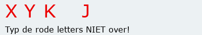 Bevestigingscode