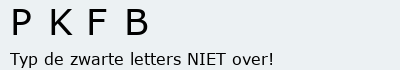 Bevestigingscode