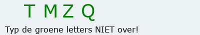 Bevestigingscode