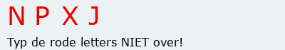 Bevestigingscode