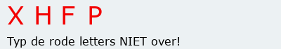 Bevestigingscode
