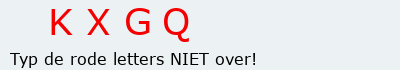 Bevestigingscode
